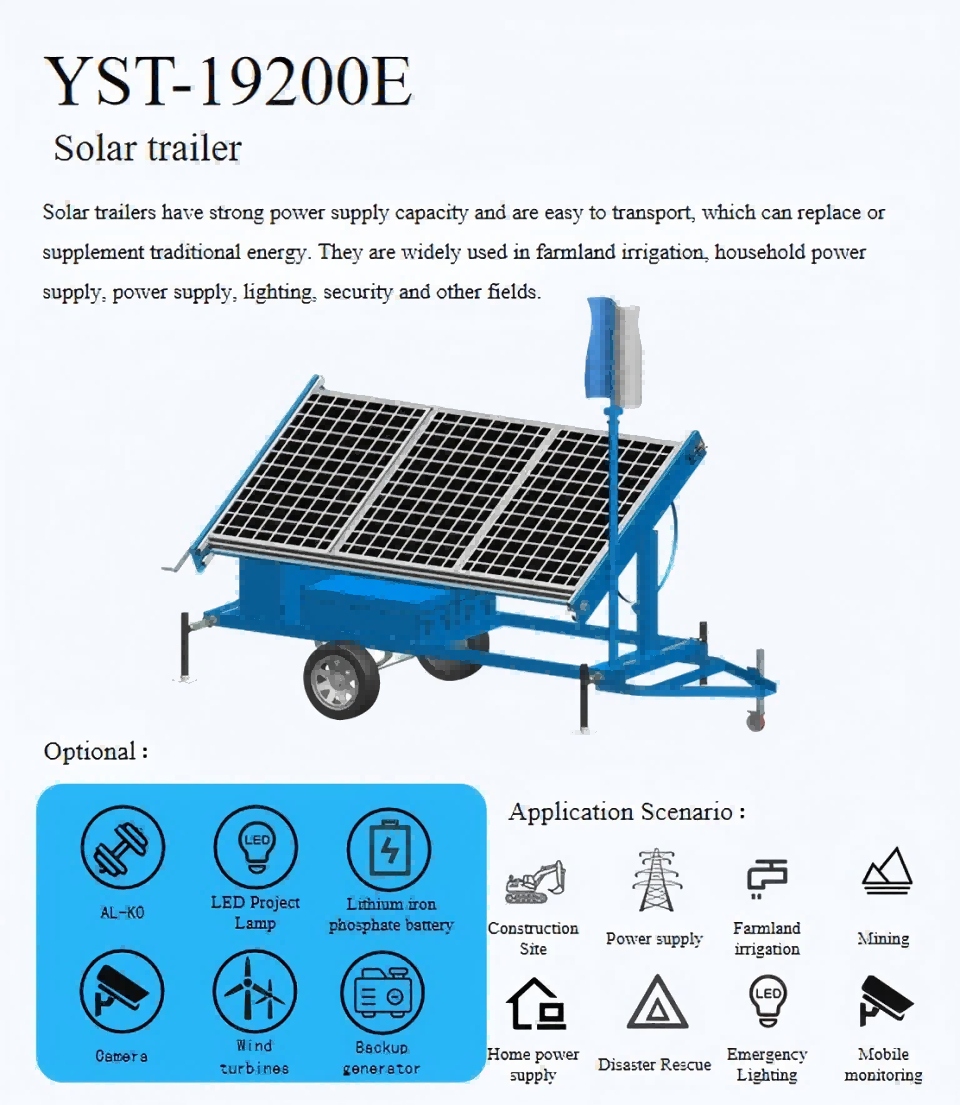 YGNE YST-19200E Solar Trailer