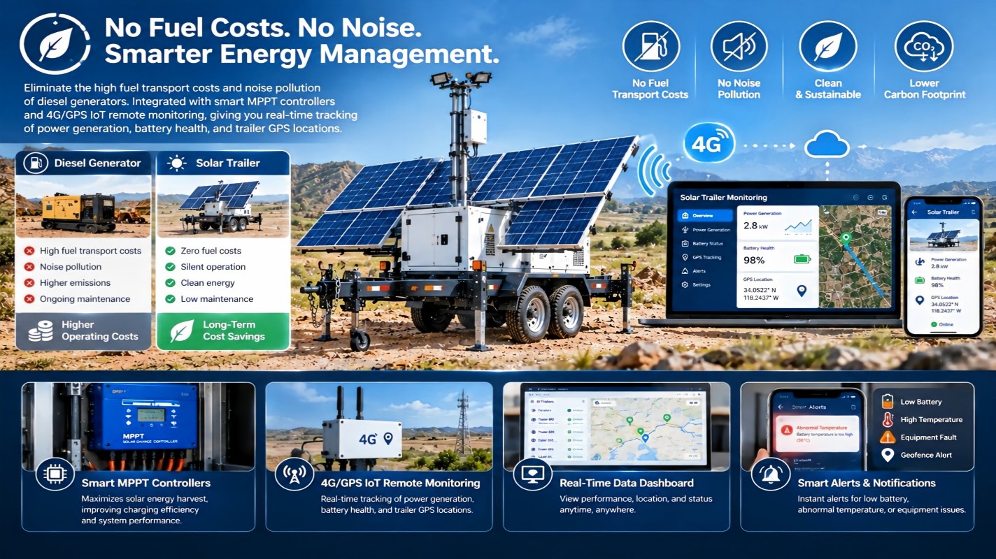 Built for the Bumps: Rugged Mobile Solar Trailers for Rough Terrains