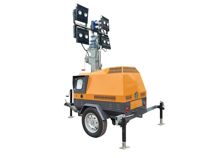 6.3KW Portable Diesel Power Light Tower YGNE YY-4VA4000