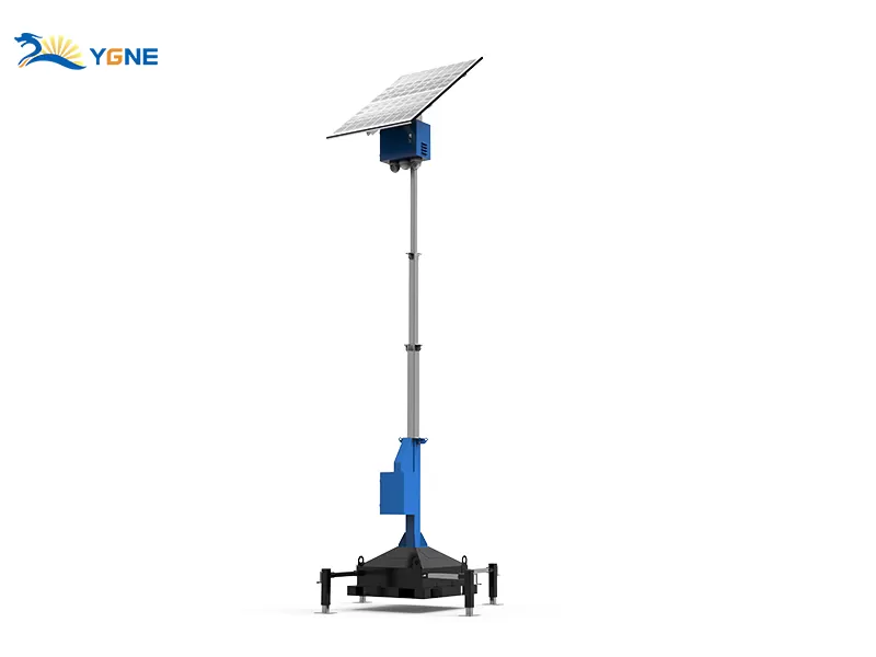 Portable Solar Surveillance Tower