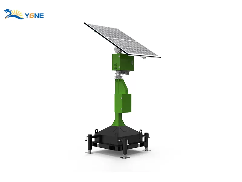 Portable Solar Surveillance Tower