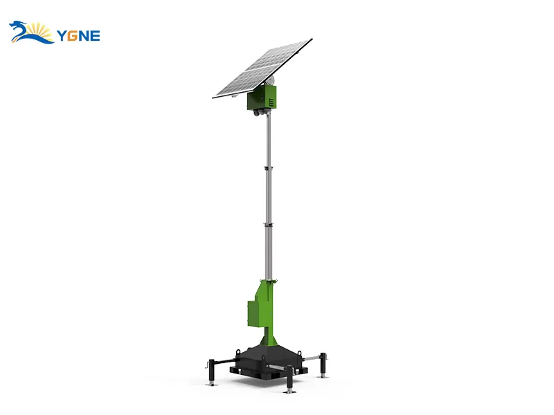 Portable Solar Surveillance Tower