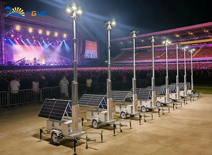 Mobile Solar CCTV Trailers