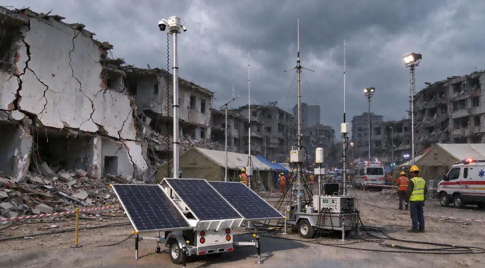 Mobile Solar Trailers for Emergency Power and Disaster Relief
