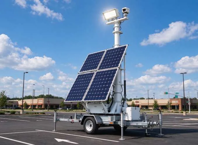 Applications of Mobile Solar Trailers in Outdoor Parking Lots