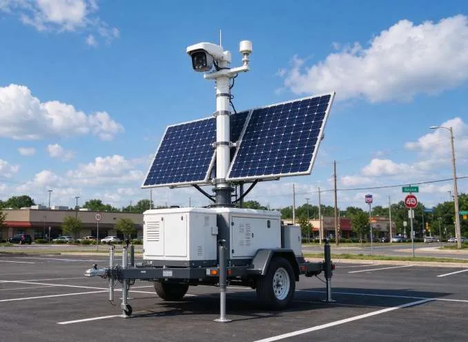 Portable Solar Surveillance Towers: The Ultimate Off-Grid Security Solution for Parking Lots