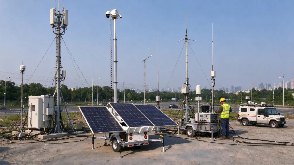 Mobile Solar Surveillance Trailers: Off-Grid Security & Communication Hubs