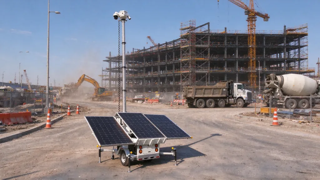 Mobile Solar Trailers for Construction Sites