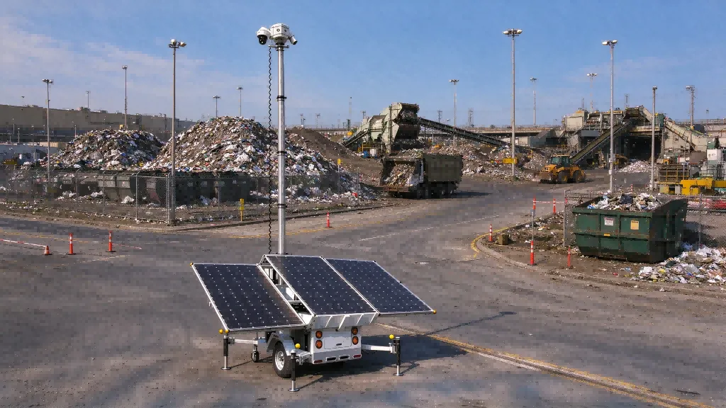 Mobile Solar Trailers for Waste Management Facilities & Landfills