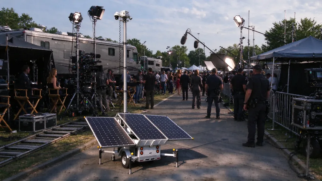 Mobile Solar Trailers for Film & TV Location Shooting