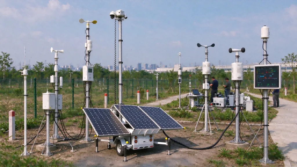 Mobile Solar Trailers for Meteorological & Environmental Monitoring Stations