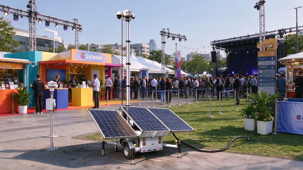 Mobile Solar Trailers for Outdoor Exhibitions & Pop-Up Stores