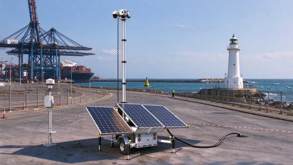 Solar Energy Storage Trailers for Deepwater Wharves & Navigation Lighthouses