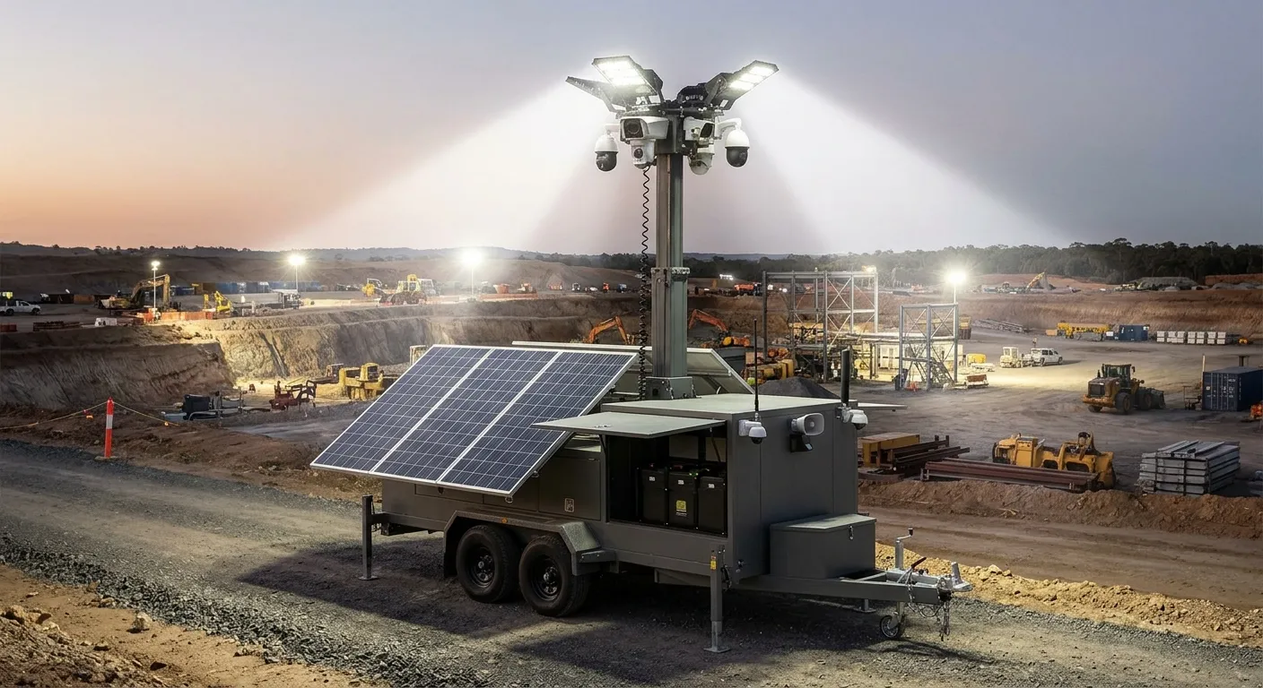 Off-Grid Mobile Solar Trailers for Logistics Parks & Warehouses