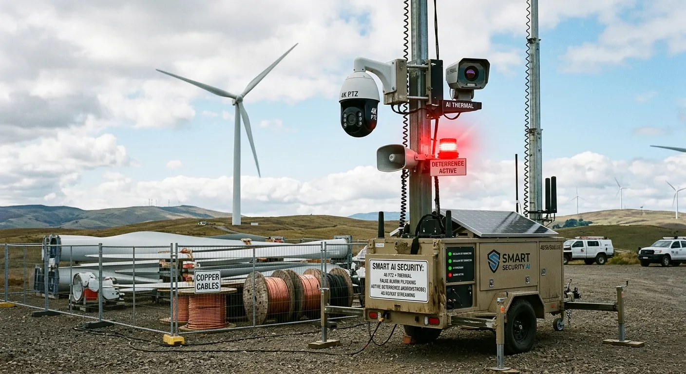 Solar Mobile Trailers for Wind Farms & Grid Security | YGNE