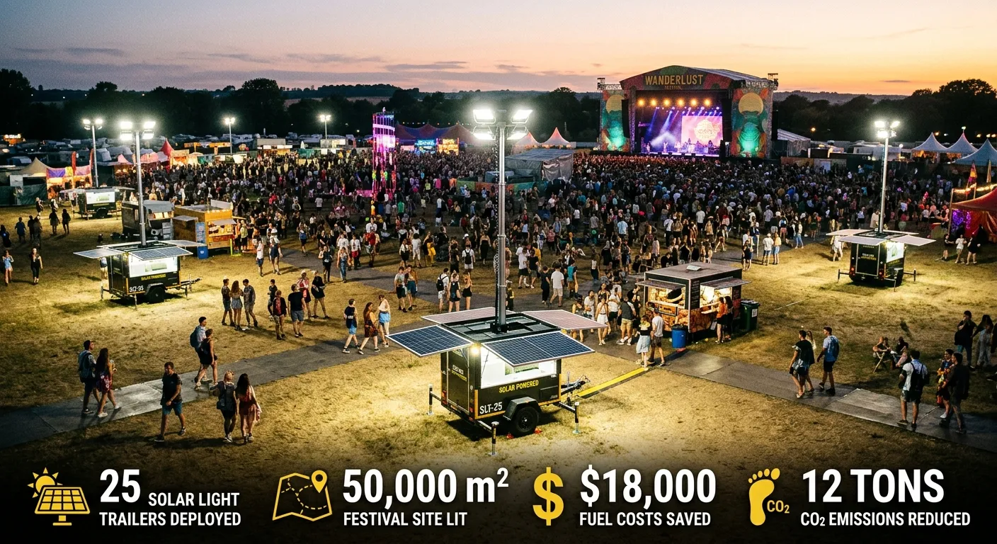 Mobile Solar Power & Light Trailers for Events & Festivals