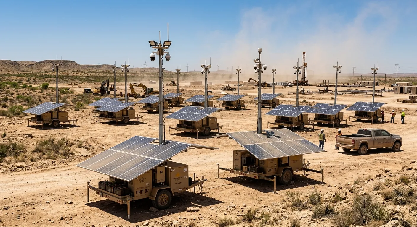 Solar Mobile Trailer: Off-Grid Power Solution for Remote & Unmanned Sites