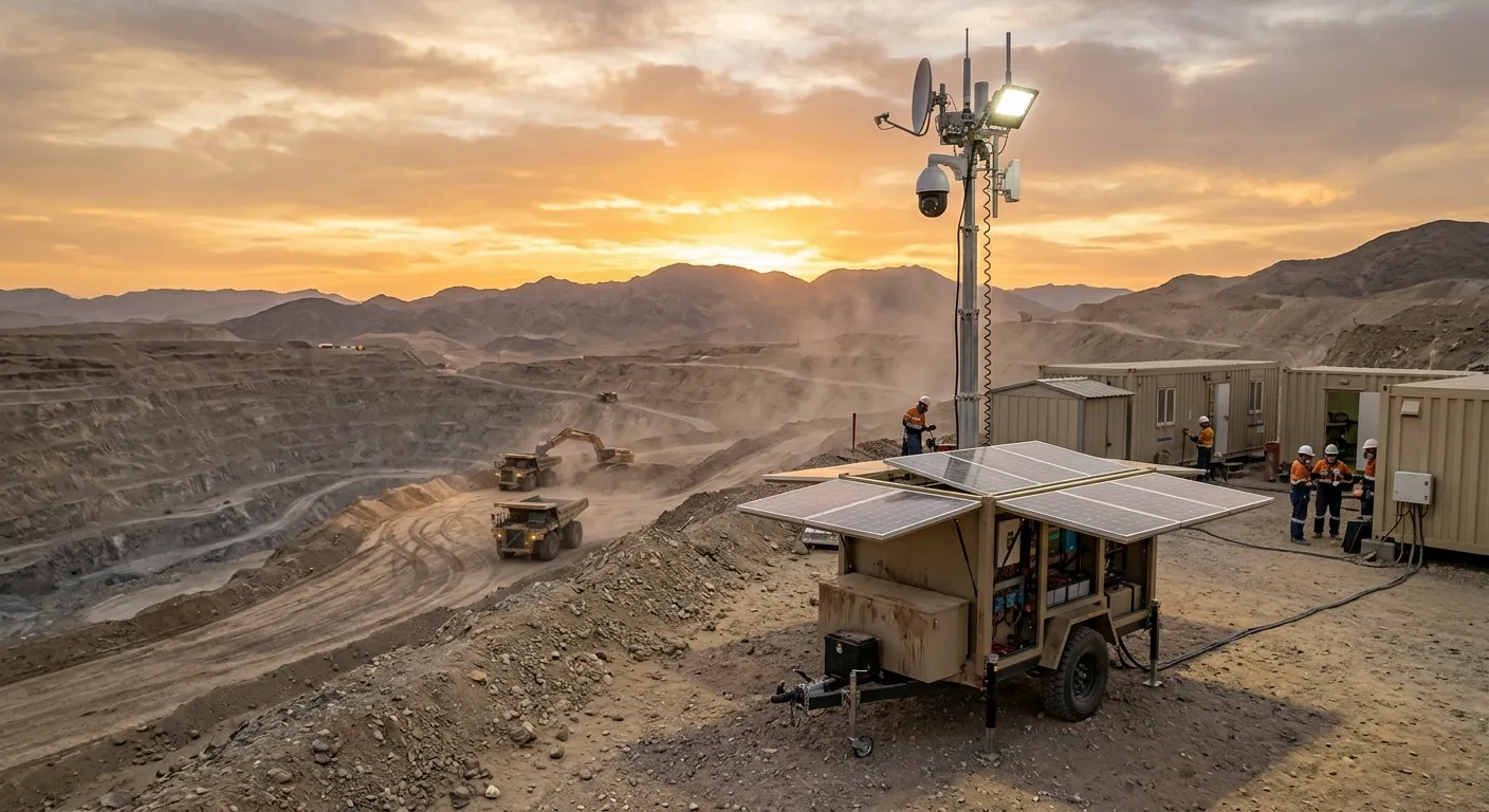 Extreme-Duty Desert Solar Mobile Trailer for High-Temperature & High-UV Environments