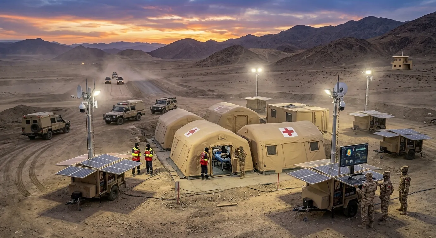 Extreme-Duty Desert Solar Mobile Trailer for High-Temperature & High-UV Environments