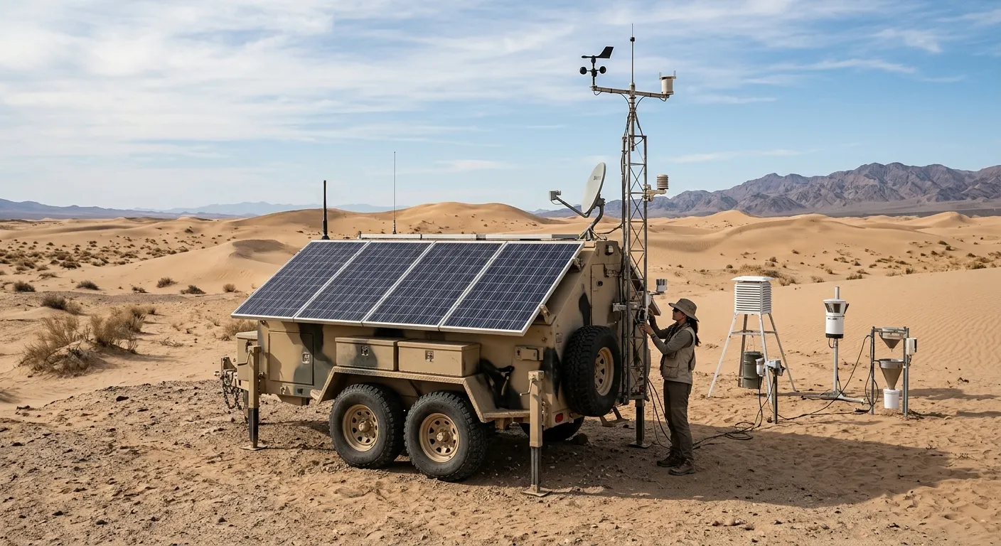 Mobile Solar Trailer for Desert & High-Dust Environments | Heavy-Duty Off-Grid Power