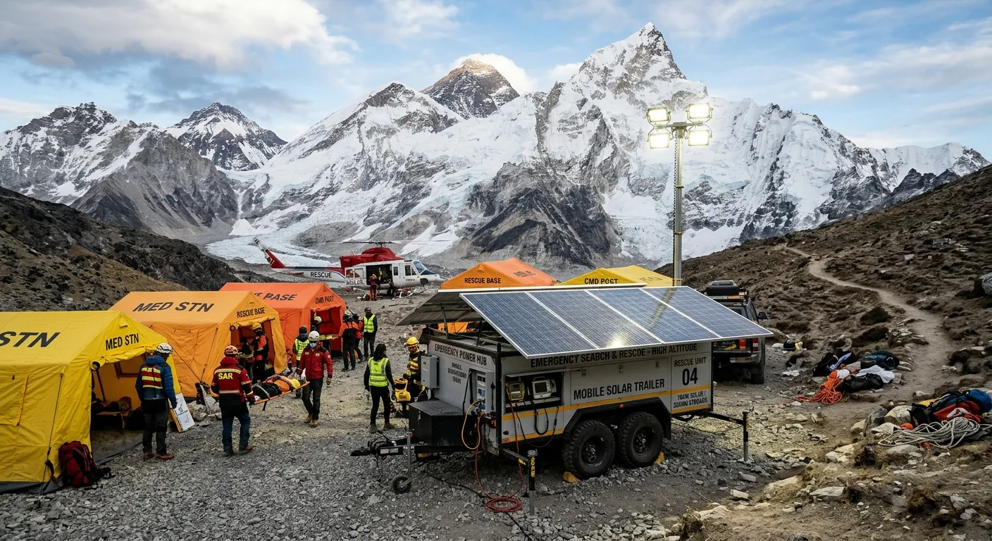 High-Altitude Solar Mobile Trailers for Extreme Environments