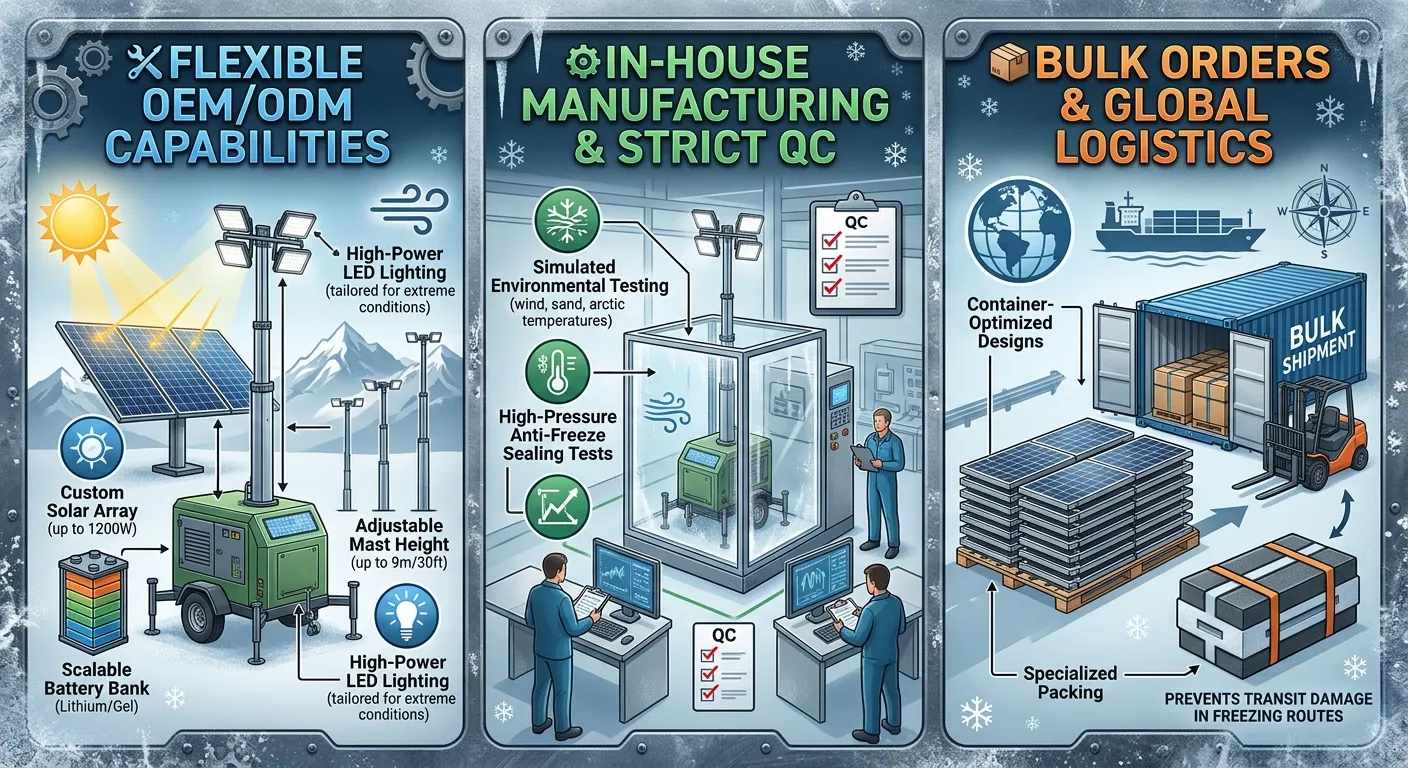 🏭Direct Factory Manufacturing & Cold-Climate Customization