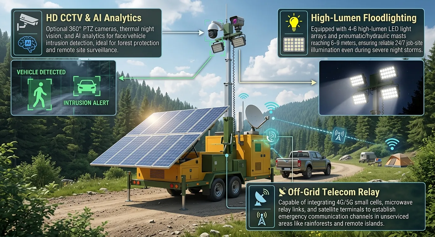 🛠️ Modular Customization: Build Your Tropical Power & Surveillance Hub