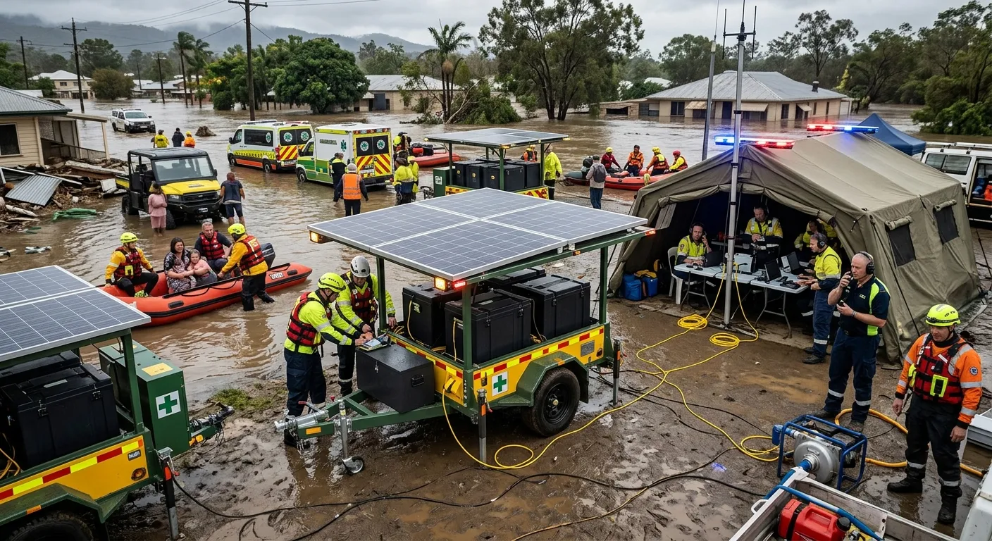 Solar Mobile Trailer for Tropical, High-Humidity & Rain Environments