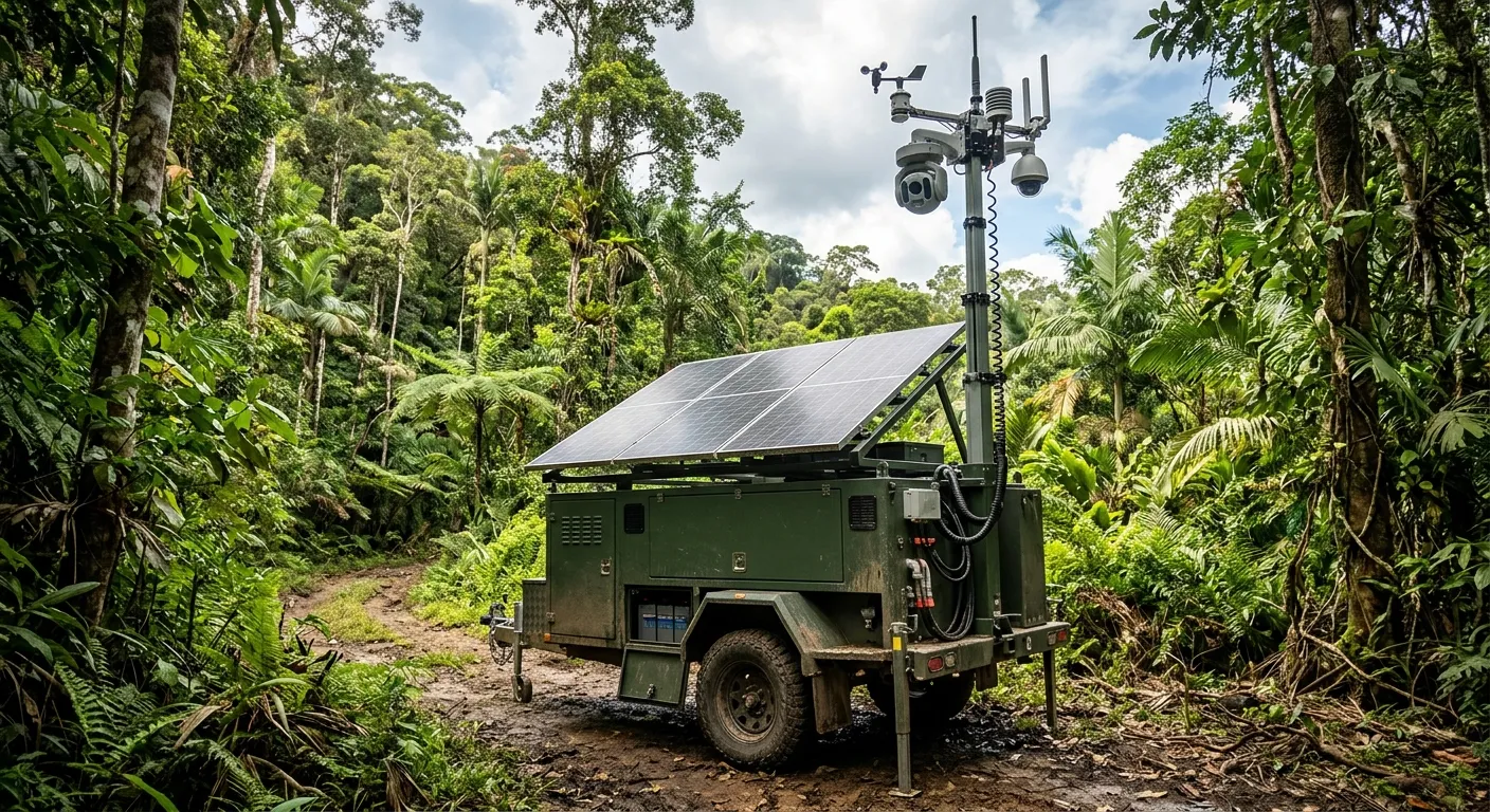 Solar Mobile Trailer for Tropical, High-Humidity & Rain Environments