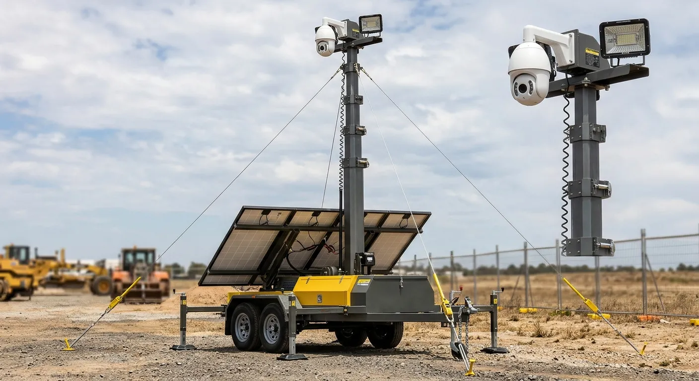 🗼Zero Equipment Shaking: Reinforced Telescoping Masts & Vibration Damping