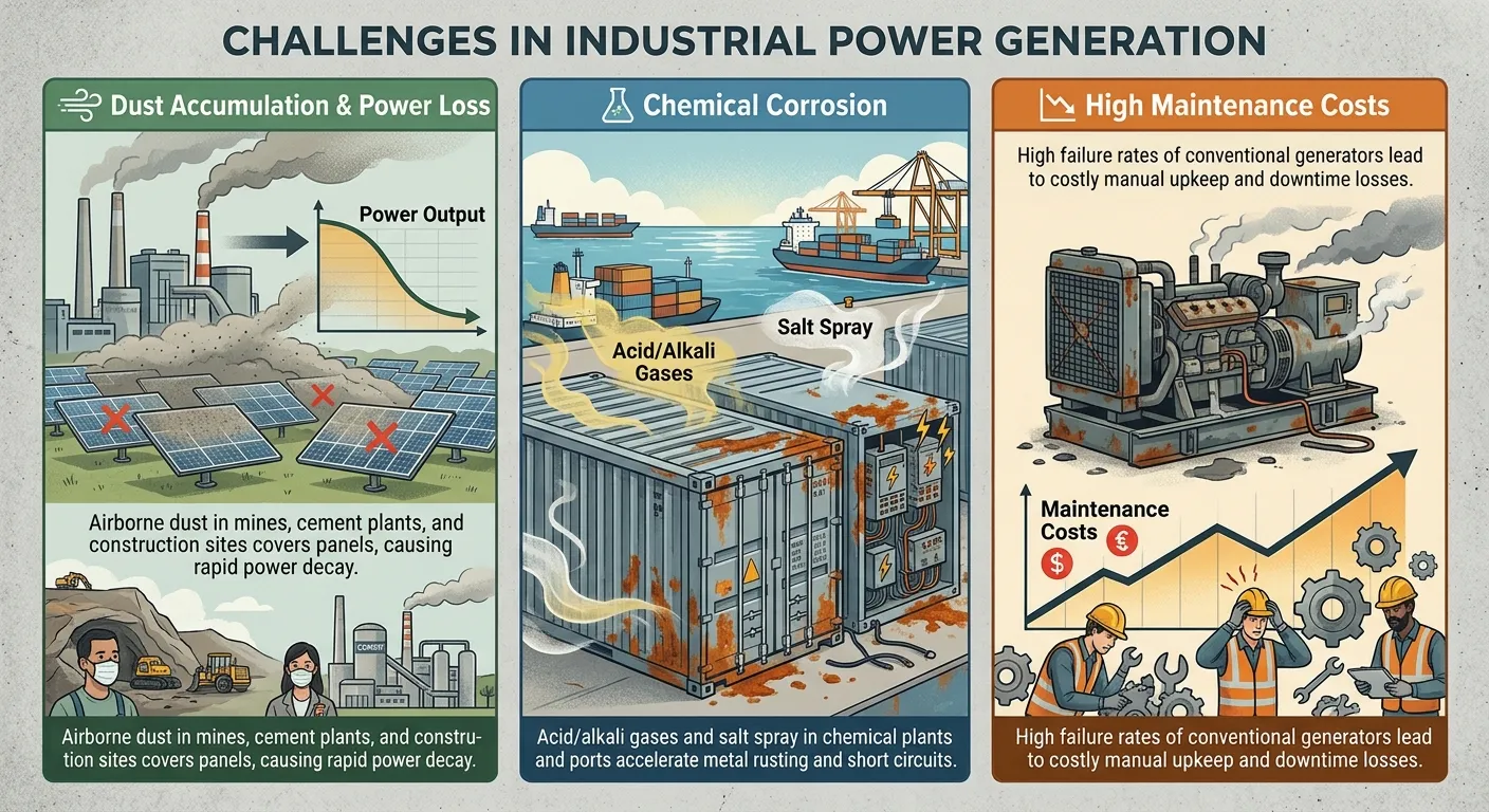 The Deadly Challenges of Industrial Dust & Chemical Pollution on Power Equipment