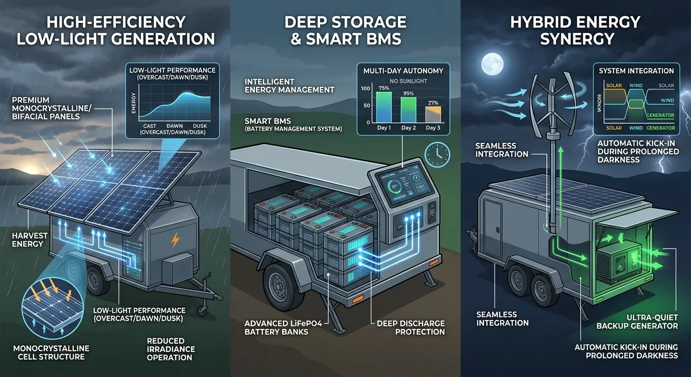 💡How We Conquer Low-Light & Long-Term Off-Grid Challenges