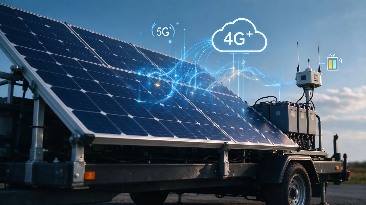 Industrial Solar Mobile Trailer | 24/7 Uninterrupted Power for Low-Sunlight & Long-Term Off-Grid Environments