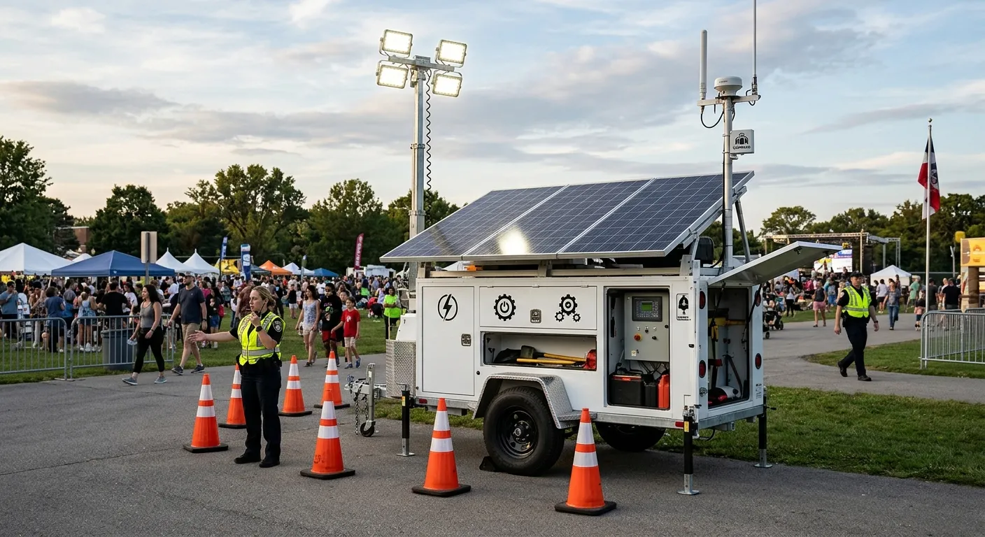 Solar Mobile Trailer Capacity Sizing Guide & Custom Off-Grid Power Systems