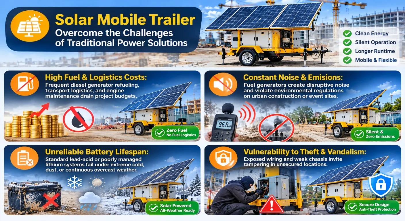 Why Traditional Security Trailer Power Fails in Remote & Harsh Environments