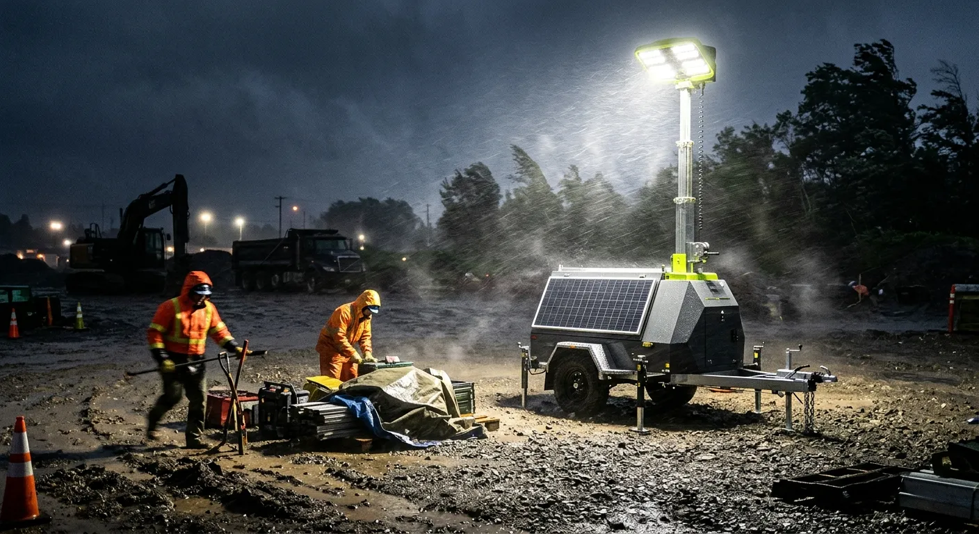 Custom Solar Mobile Lighting Trailer System Design & Solutions