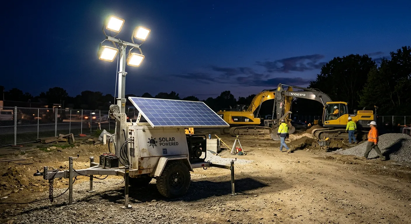 Custom Solar Mobile Lighting Trailer System Design & Solutions